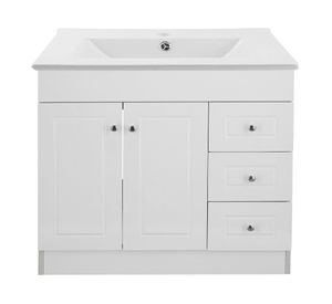 Mueble vanitorio 120 cm B120PHD-B+P-120 blanco Domsa