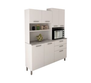 Kit cocina 6 puertas 183x138.9x37.9 cm CZ blanco