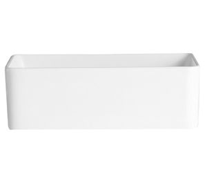 Lavamanos sobreponer 12x37x23.5 cm blanco