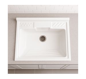 Lavarropa Mediano blanco 60x60x33 cm