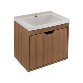 Mueble vanitorio aéreo 38.4 cm BN almendra