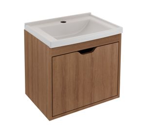 Mueble vanitorio aéreo 38.4 cm BN almendra