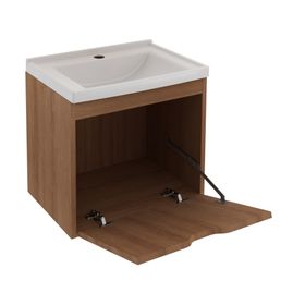 Mueble vanitorio aéreo 38.4 cm BN almendra