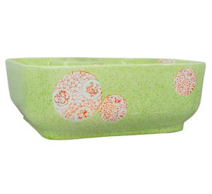 Lavamano sobreponer 8 litros loza verde