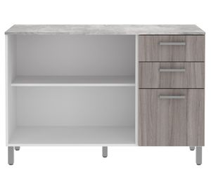 Mueble de cocina 2 puertas 82.5x119.8x37.9 cm CZ gris