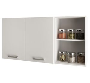 Mueble de cocina 2 puertas 60x119.8x31.6 cm CZ blanco