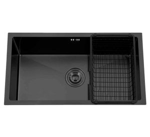 Lavaplato 40 cm bajo encimera negro