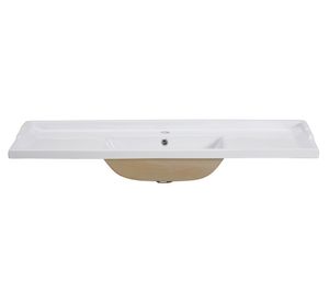 Lavamano 47 cm sobreponer blanco