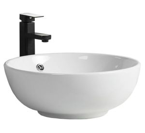 Lavamanos sobreponer 16x44x44 cm blanco