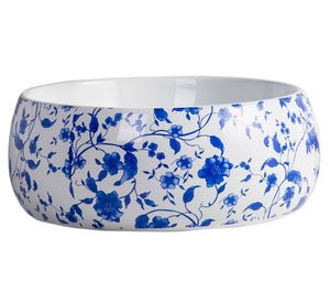 Lavamanos sobreponer 15.5x40x40 cm SLC822 porcelana