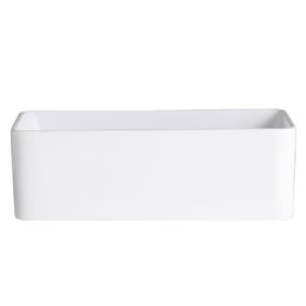 Lavamano sobreponer 41 cm loza blanco