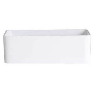 Lavamano sobreponer 41 cm loza blanco