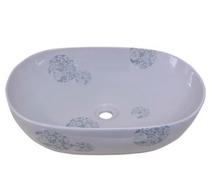 Lavamano sobreponer 8 litros loza blanco