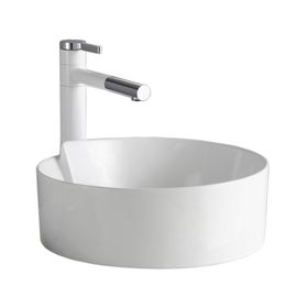 Lavamanos sobreponer 14.5x37x37 cm blanco