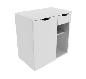 Mueble vanitorio aéreo 61.5 cm BN blanco
