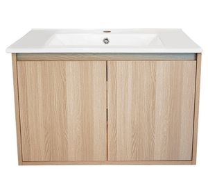 Mueble vanitorio Amelie Acacia 70 cm +cubierta
