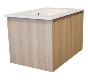 Mueble vanitorio Amelie Acacia 70 cm +cubierta