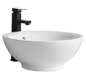 Lavamano sobreponer 8 litros loza blanco