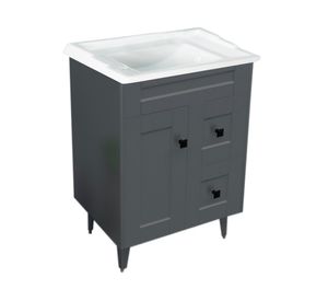 Mueble vanitorio 60 cm BM-DELUXE-N60SKG+F-6 gris