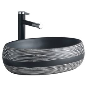 Lavamanos sobreponer 14.5x49x35.5 cm SLC880 Inca Black