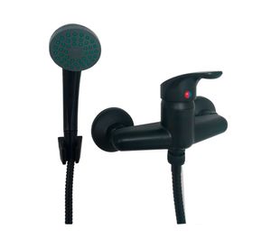 Monomando ducha ABS Eko matte black