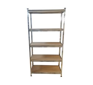 Estante metálico 5 niveles gris metálico 183x90x40 cm