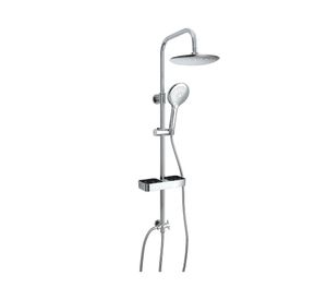 Columna ducha Kalla con repisa cromo 98x20x35 cm