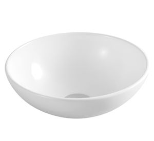 Lavamanos sobreponer redondo 38 cm blanco
