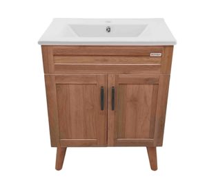 Kit mueble vanitorio BM6047 80x47x60 cm nogal