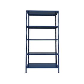 Estante metálico 5 niveles azul marino 172x90x30 cm
