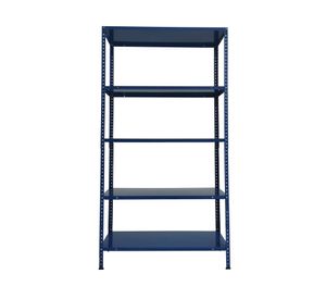 Estante metálico 5 niveles azul marino 172x90x30 cm