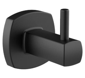 Percha simple Carin negro matte