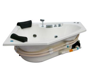 Tina hidromasaje 150x150 cm izquierda 7 jets Creta Plus