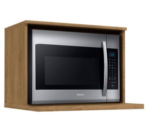 Mueble microondas Lotus castaño