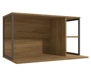 Mueble microondas Versa castaño