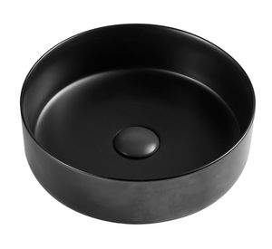 Lavamanos sobreponer sin reblase 35.5 cm Tripoli negro mate