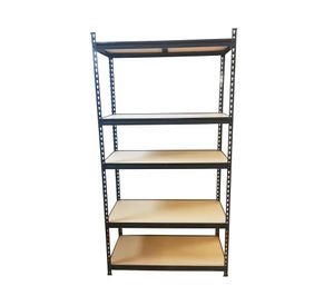 Estante metálico 5 niveles gris metálico 192x100x50 cm