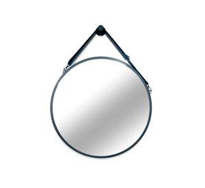 Espejo decorativo circular negro 60x60 cm