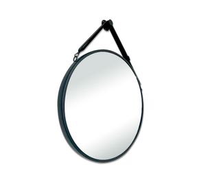 Espejo decorativo circular negro 60x60 cm