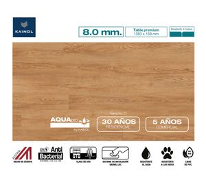 Piso flotantes Easy touch Aquapro oak brera 8 mm 2.20 m2