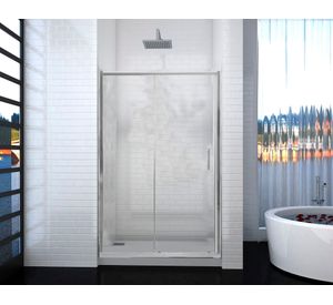 Mampara vidrio templado MAM-6 190x140x0.6 cm