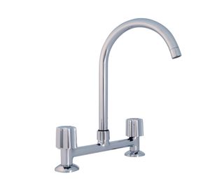 Combinación de lavaplatos CC7-6001 cromo