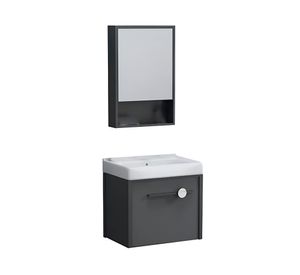 Mueble gabinete colgante GAB-26 mármol gris 50x36x48 cm