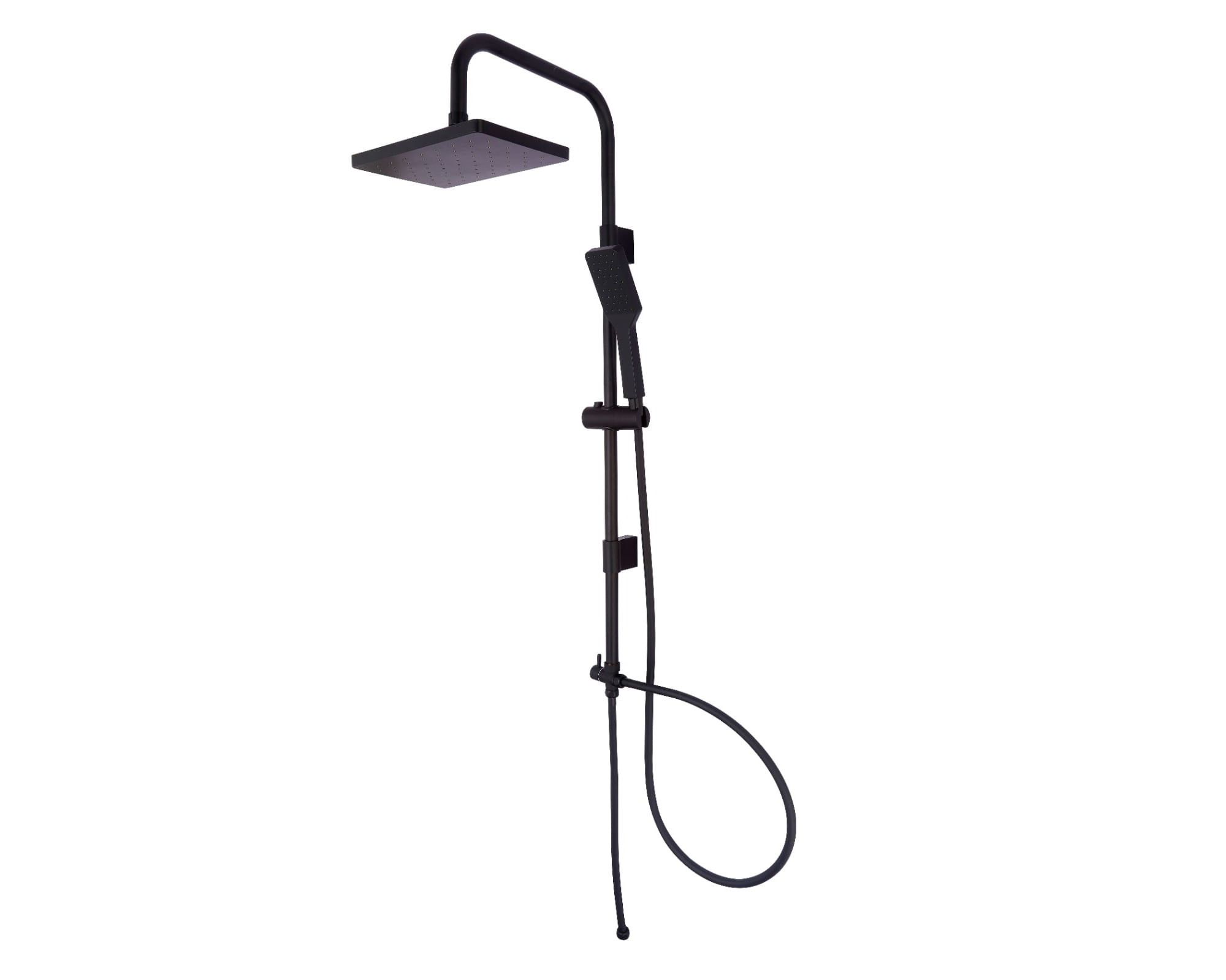 Columna de ducha cuadrado BRD-JTA517 negro 96x31x25 cm