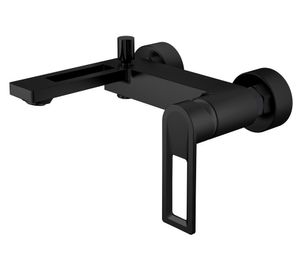 Monomando tina ducha MCTDB negro mate