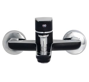 Monomando dúo de tina ducha MCTDON negro