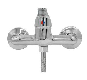 Monomando de ducha Austin gris cromo