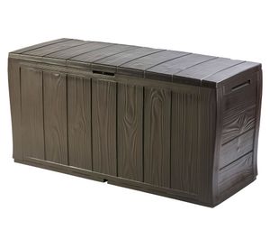 Baúl Sherwood marrón 57x117x45 cm