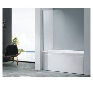 Mampara fija para tina transparente 90x140 cm