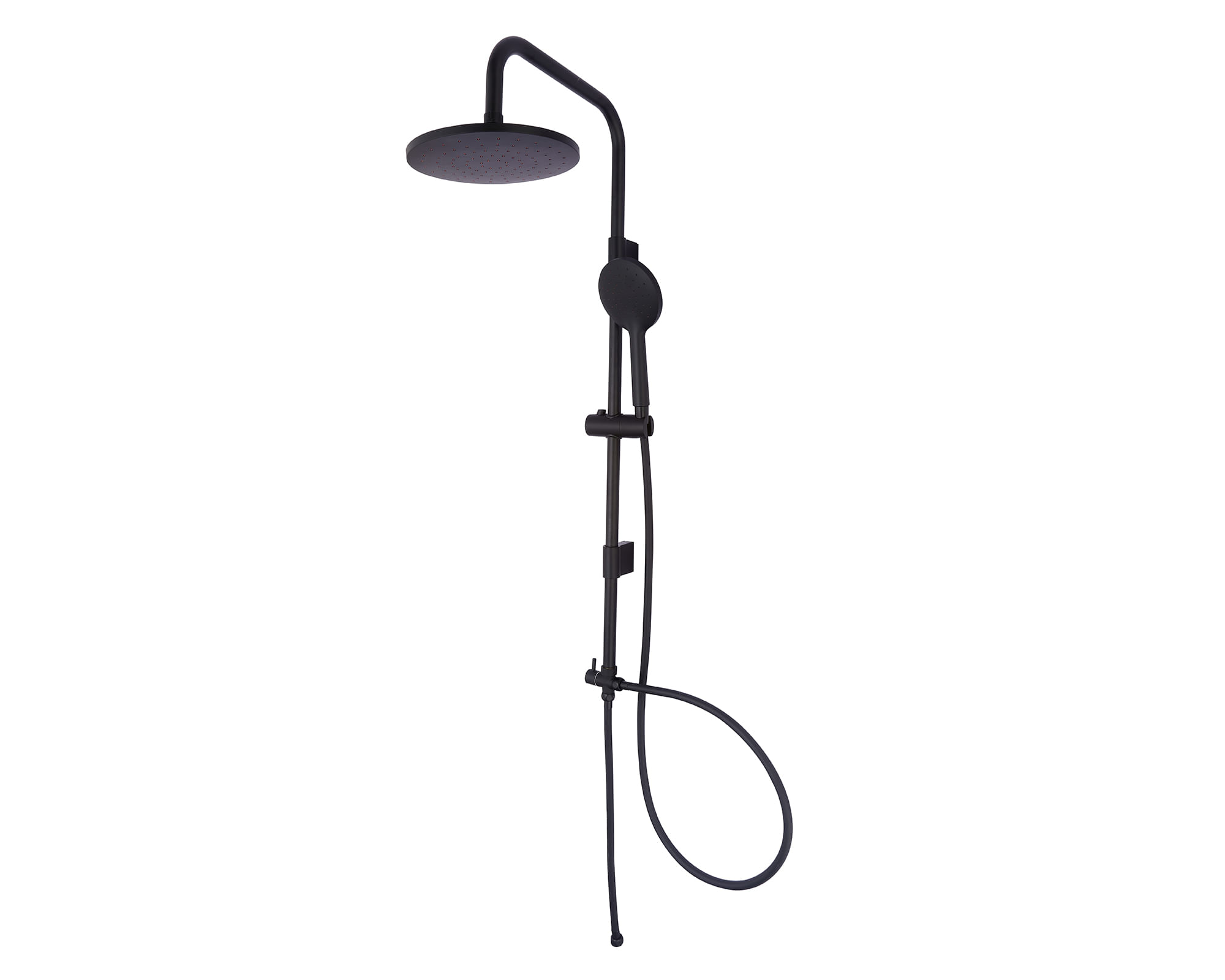 Columna de ducha redondo BRD-JTA526 negro 96x31x25 cm